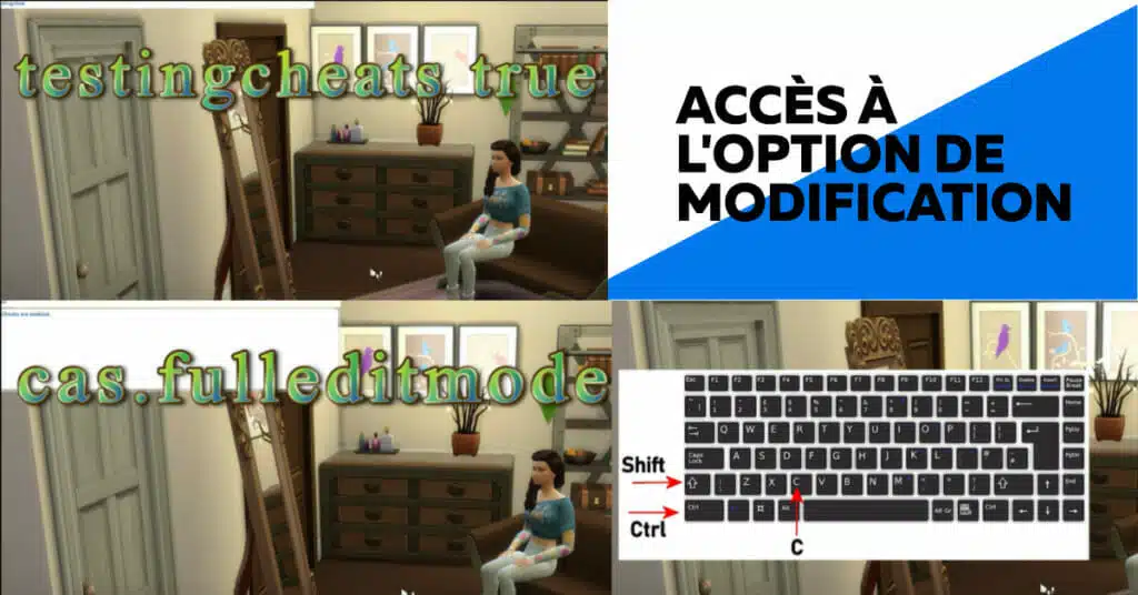 Accès à l'option de modification