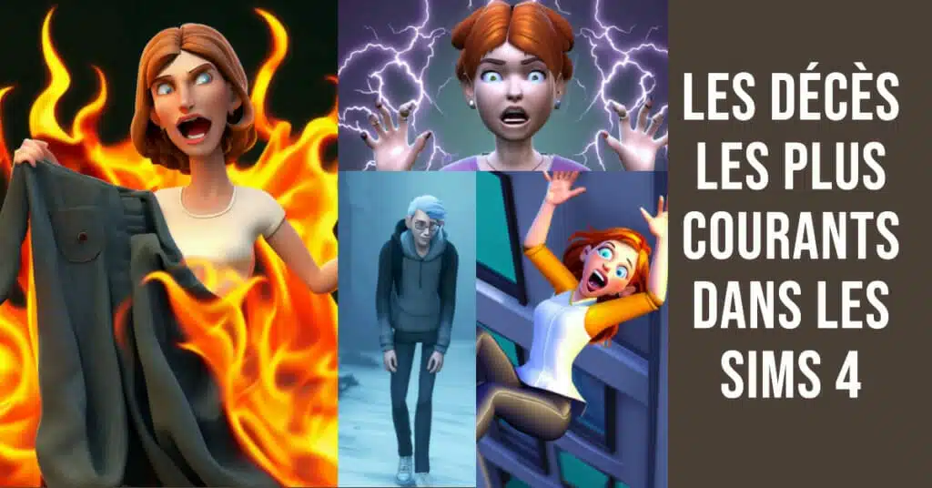 Les décès les plus courants dans les Sims 4