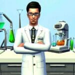 Scientist in sims 4