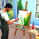 a Painter from sims 4