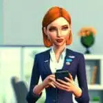 a Social Media Manager from sims 4
