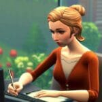a Writer from sims 4