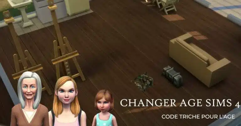 Changer Age Sims 4: Code Triche pour l'age