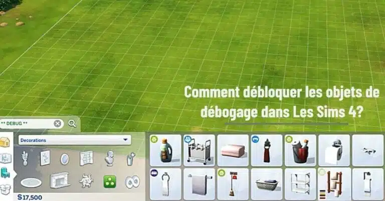 Comment débloquer les objets de débogage dans Les Sims 4?
