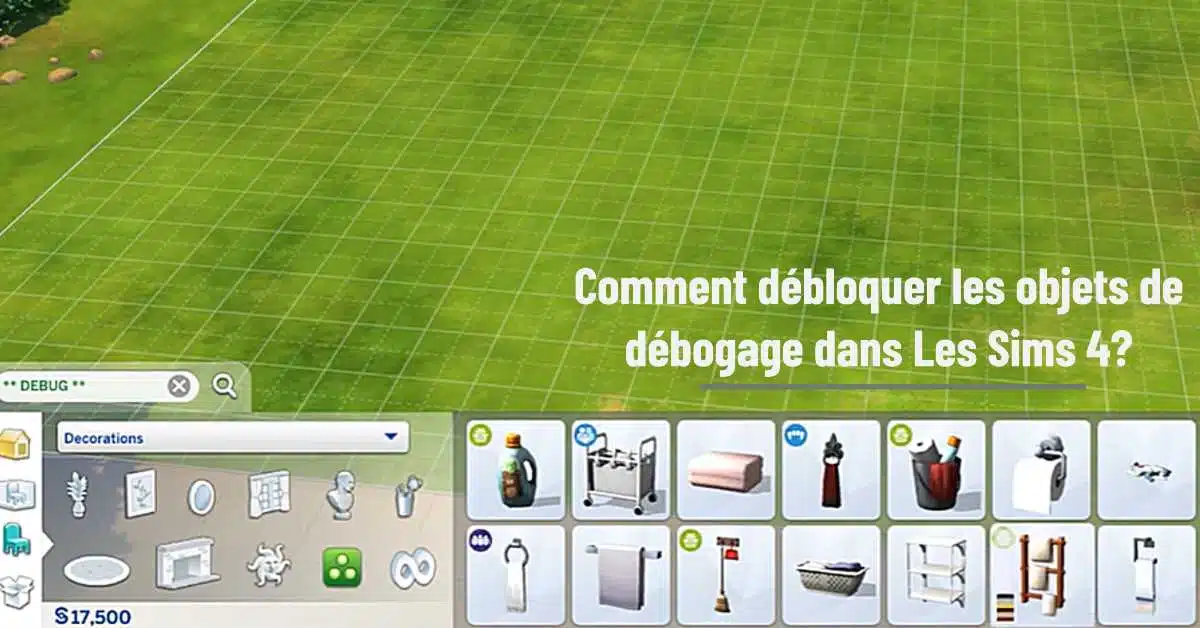 Comment débloquer les objets de débogage dans Les Sims 4?