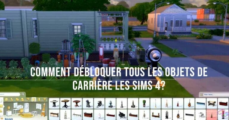 Comment débloquer les objets de carrière Sims 4 ?