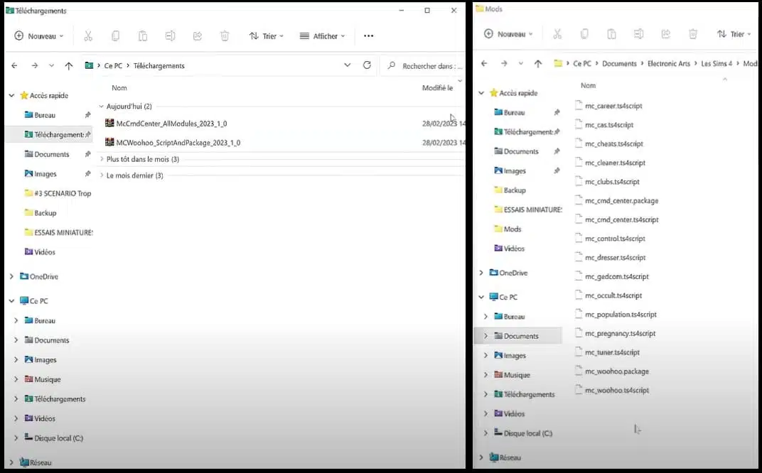 Mods folder MCCC