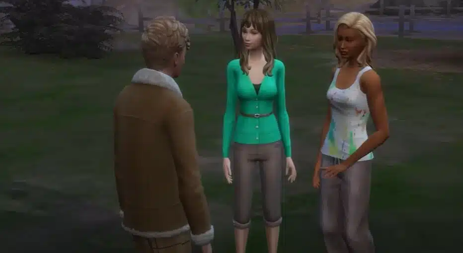 Parlez de vos peurs avec d'autres Sims