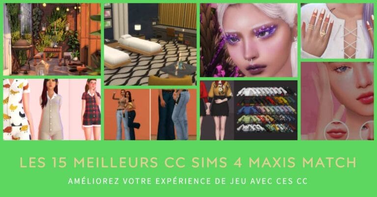 CC Sims 4 Maxis Match : 15 meilleurs CC à posséder absolument