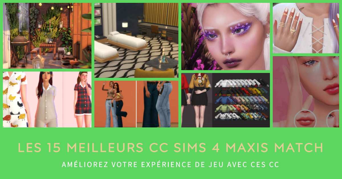 CC Sims 4 Maxis Match