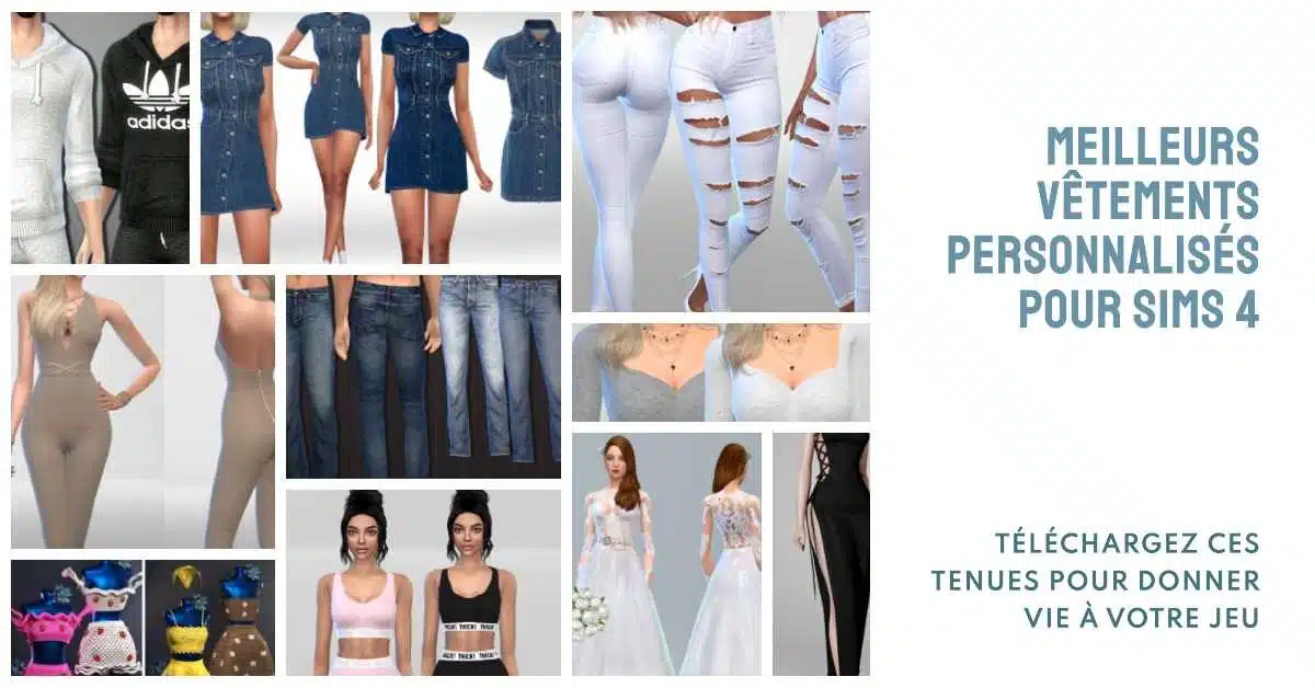 Meilleurs CC Sims 4 vêtements