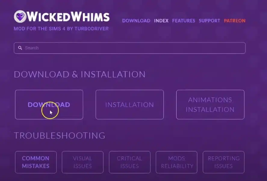 WickedWhims Sims 4 Mod Comment télécharger, installer