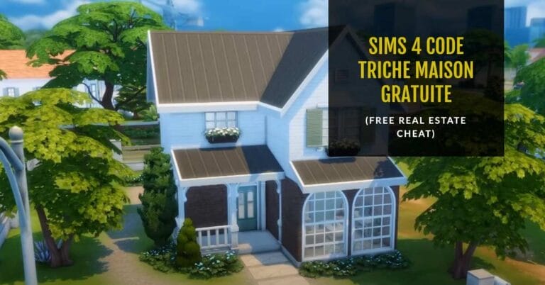 Sims 4 Code Triche Maison Gratuite (Free Real Estate Cheat)
