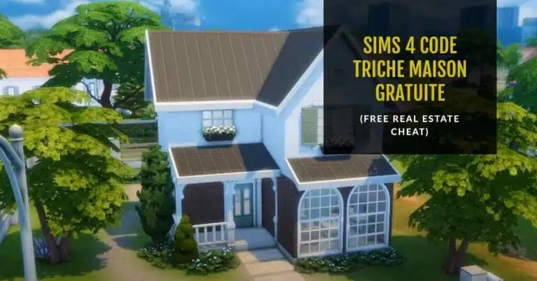 code triche sims 4 maison gratuite