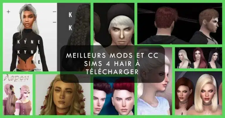 CC Sims 4 Hair à télécharger