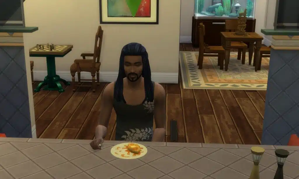 Les Sims mangent et boivent plus vite Par Bynicol
