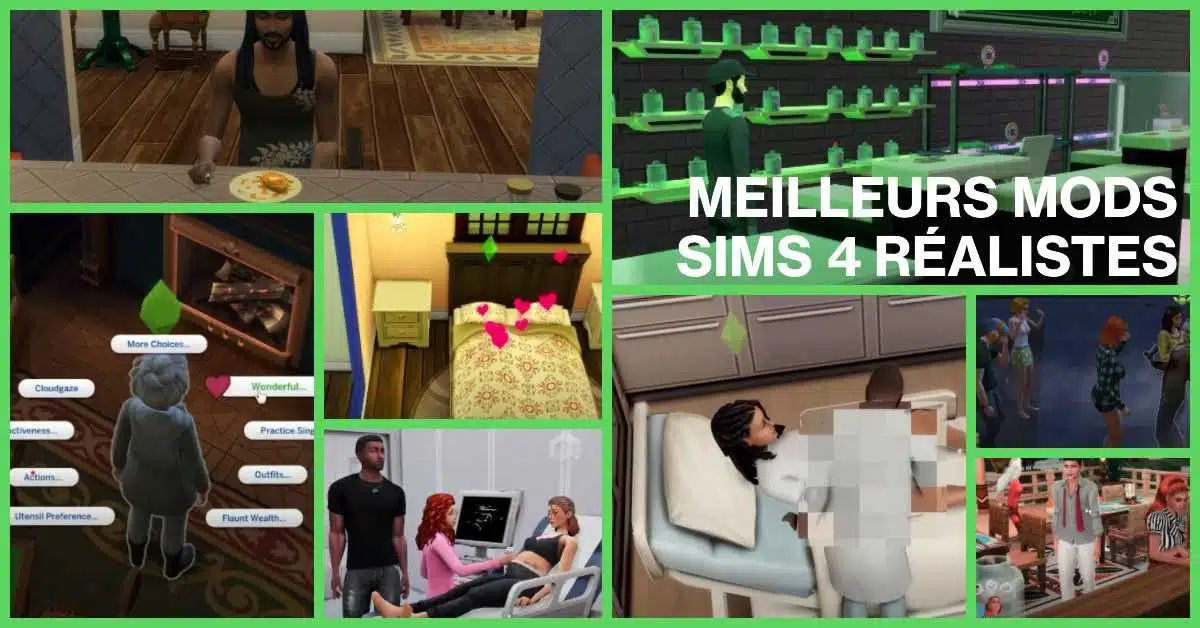 Meilleurs mods Sims 4 réalistes