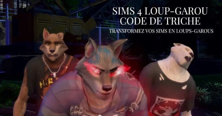 Les Sims 4 Loup-Garou Code de Triche
