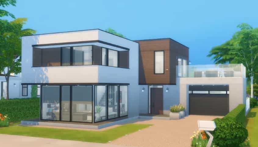 Maison moderne et minimaliste