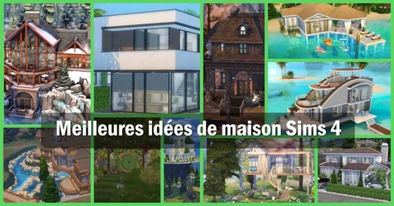 Meilleures idées de maison Sims 4