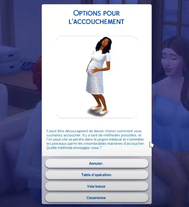 Choisir différentes options d'accouchement