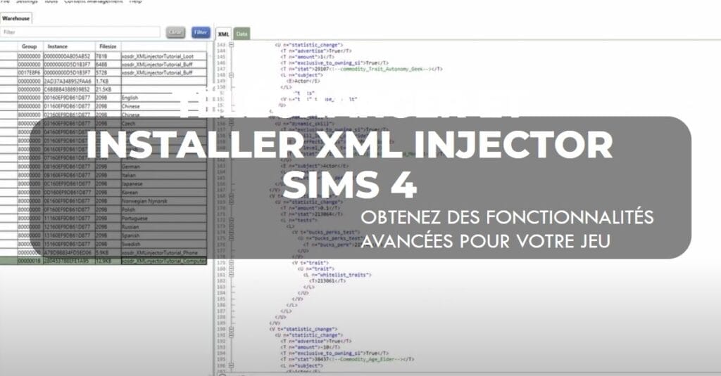 XML Injector Sims 4 (v4) Télécharger et installer