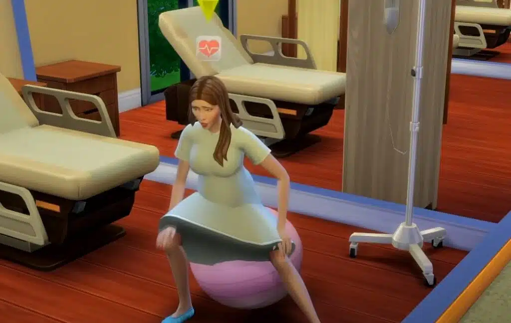 Utiliser un ballon de yoga pour déclencher le travail