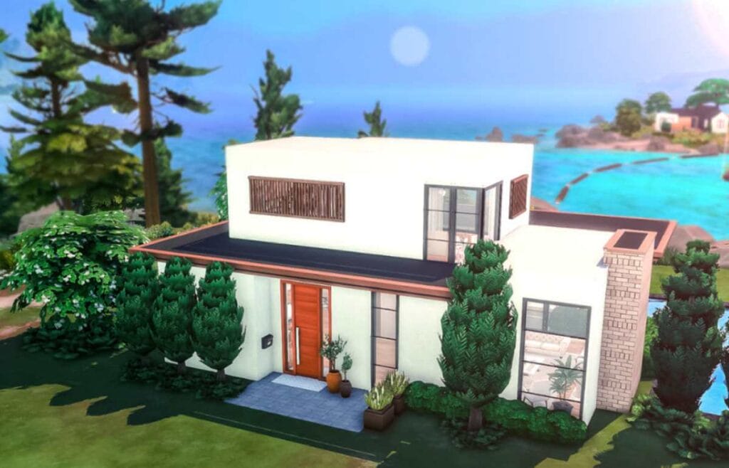 Maison moderne des Sims 4 par Summerr Plays