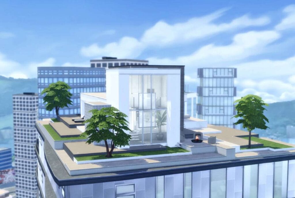 Penthouse moderne des Sims 4 par SIMSBYLINEA